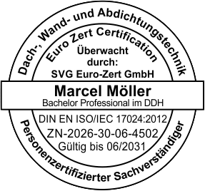 Euro-Zert-Stempel Marcel Möller